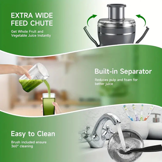 "Juicers: Efficient Juicing, Easy to Operate, Suitable for Fruits, Vegetables and More"