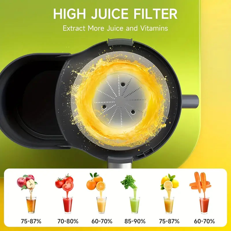 "Juicers: Efficient Juicing, Easy to Operate, Suitable for Fruits, Vegetables and More"