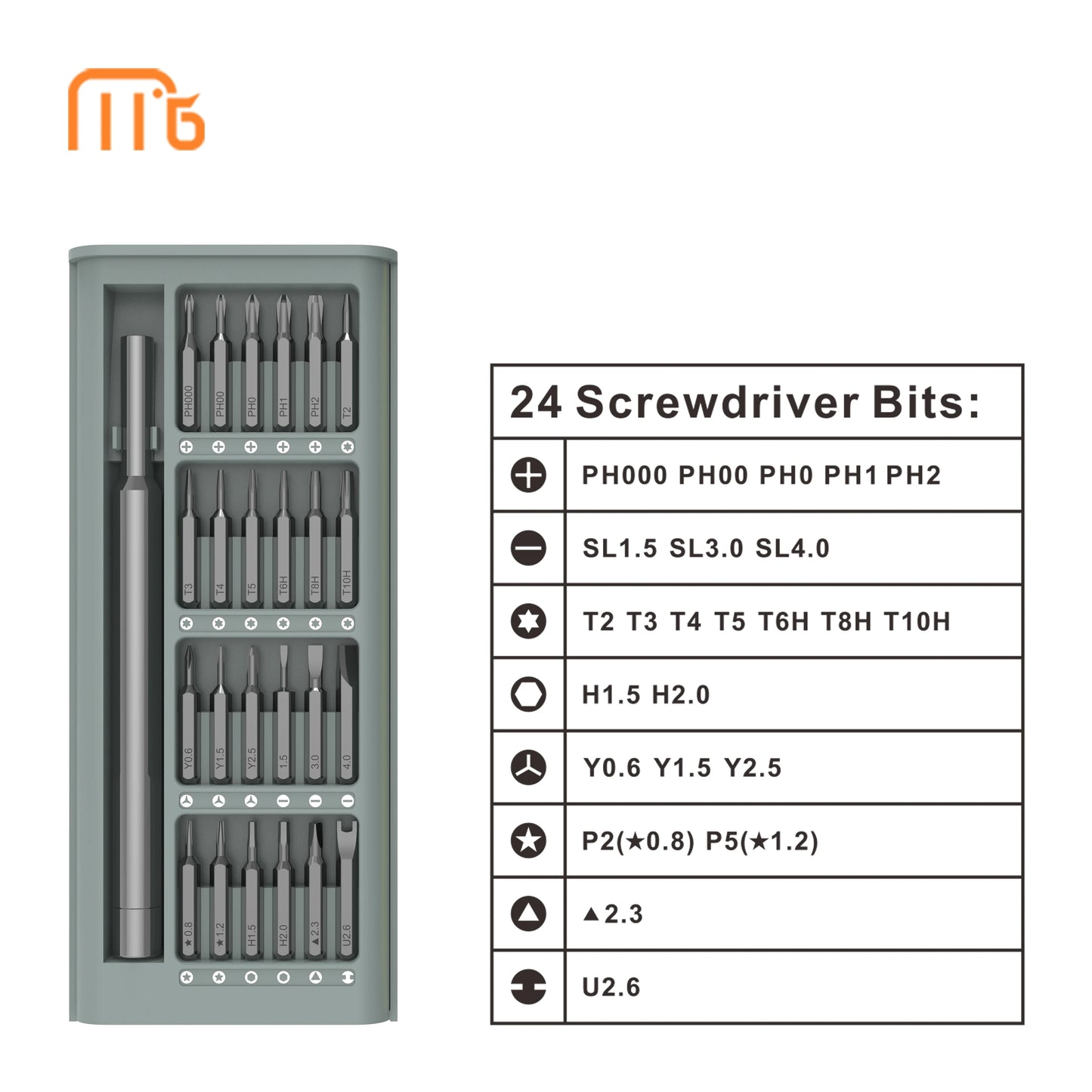 24 in 1 24 Bits Multi Laptop PC Cell Phone Pocket Precision Screwdriver Set Repair Tool Kit for Xiaomi iPhone Samsung