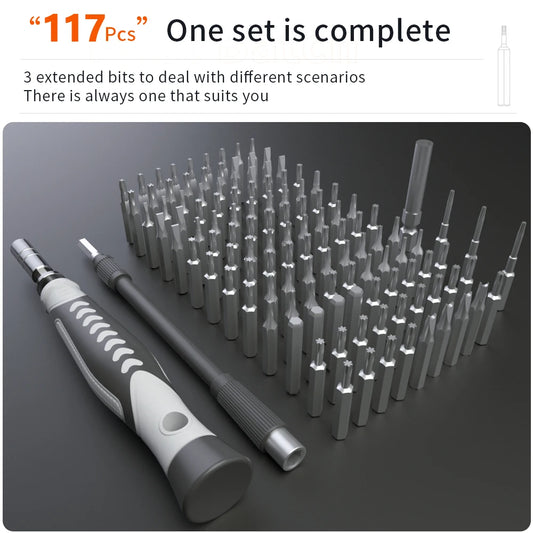 130 in 1 Screw Driver Set Tools Screwdriver Kit Bits Phone Cell Laptop Repairing Magnetic Kits Mobile Repair Tool