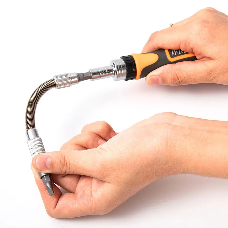 38 in 1 Multi Tools Screwdriver Set Ratchet Socket Wrench Combination Toolbox Hardware Precision Screw Bits Hand Tool Sets