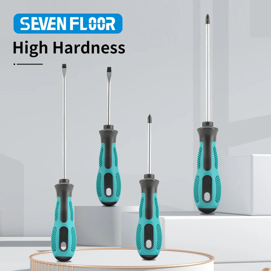 4PCS Hardware Tools Cross Straight Screwdriver Set Magnetic Multipurpose Manual Screwdriver With Anti Slip Handle