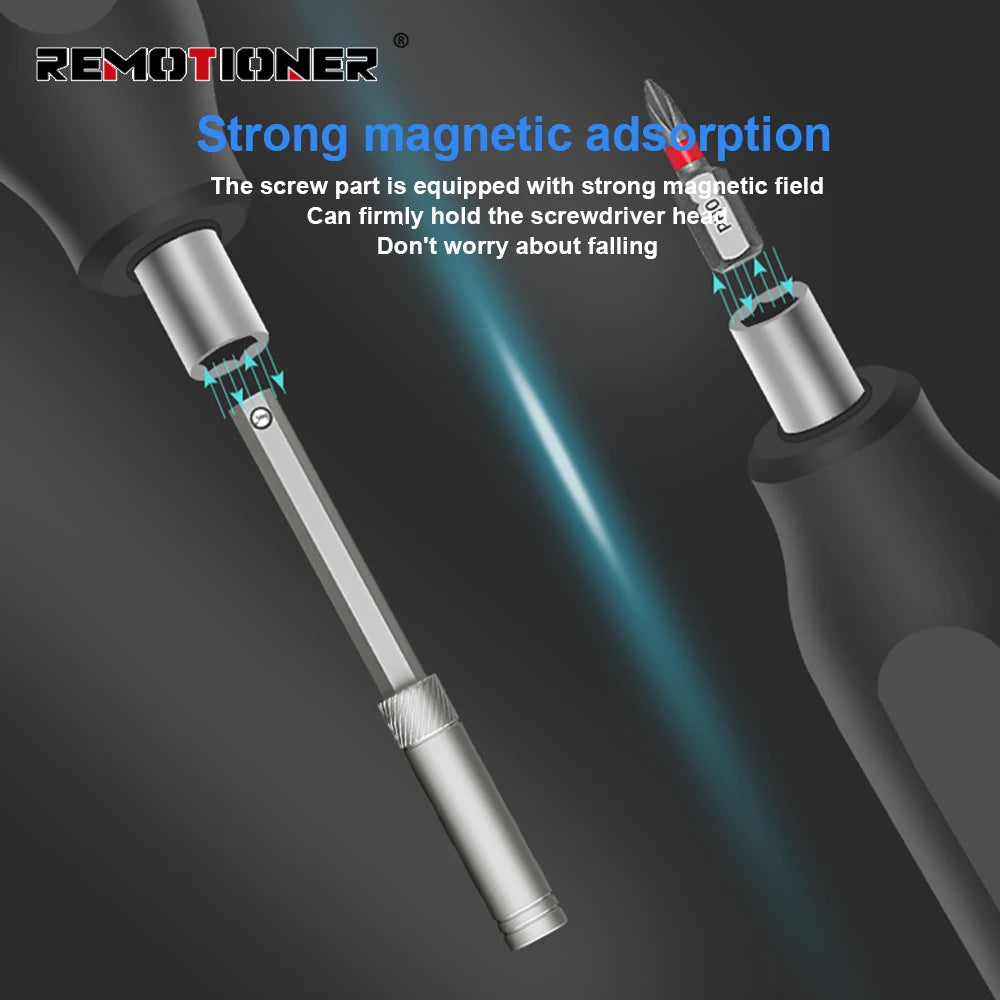 40 In1 Mobile Repair Hardware Tools Multi-functional Magnetic Screwdriver Set with Aluminum Box