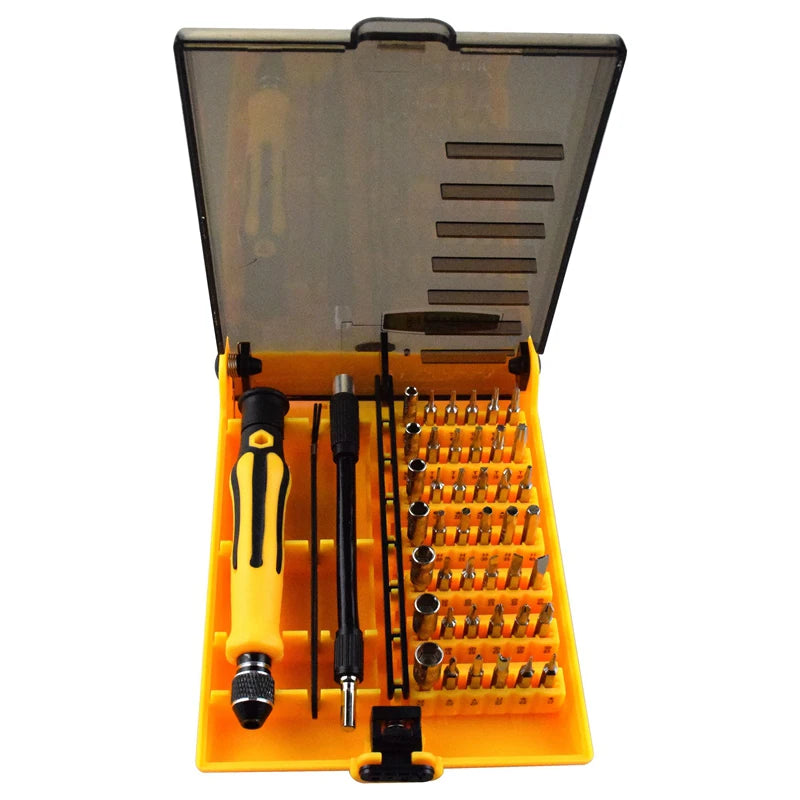 45 in 1 Professional Tool Screwdriver Set Manual Portable Repair Hardware Kit