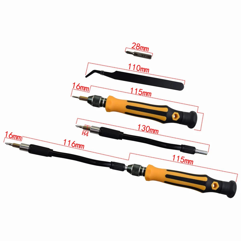 45 in 1 Professional Tool Screwdriver Set Manual Portable Repair Hardware Kit
