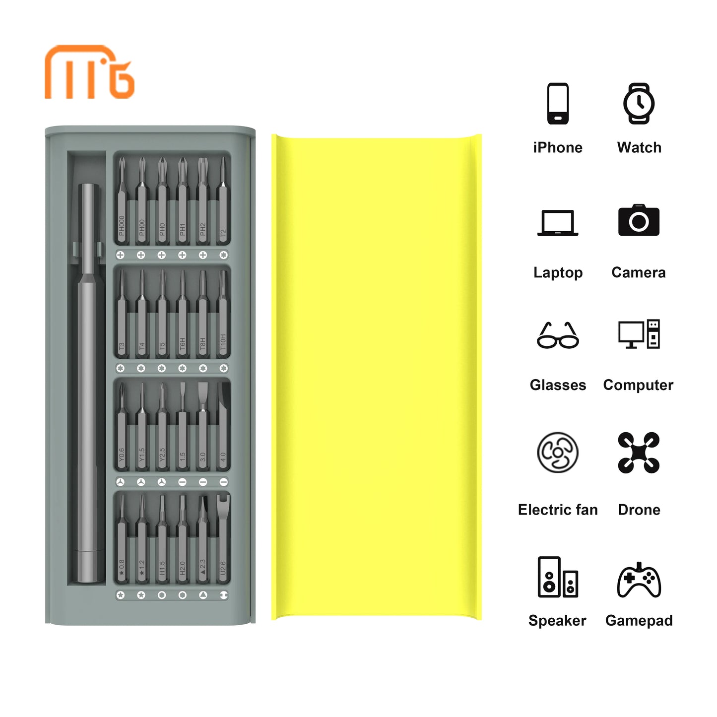 24 in 1 24 Bits Multi Laptop PC Cell Phone Pocket Precision Screwdriver Set Repair Tool Kit for Xiaomi iPhone Samsung