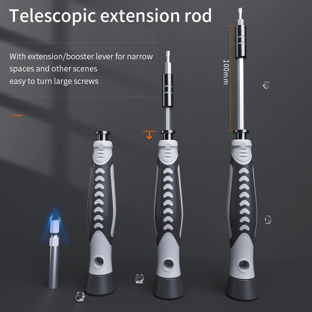 130 in 1 Screw Driver Set Tools Screwdriver Kit Bits Phone Cell Laptop Repairing Magnetic Kits Mobile Repair Tool