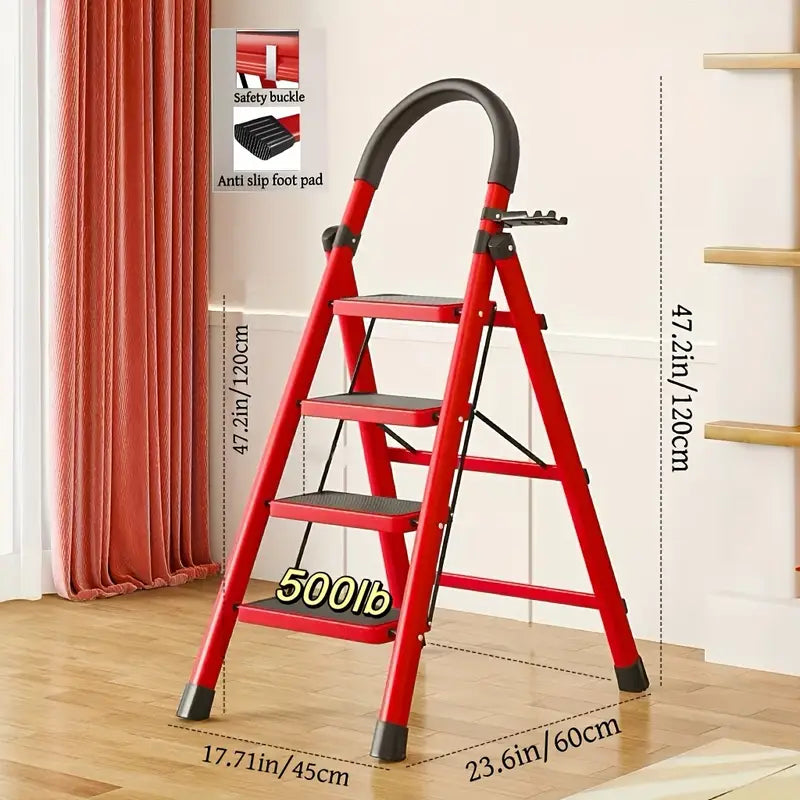 "Ladders: Stable and Safe, Height-Adjustable, Suitable for Homes, Construction Sites and More"